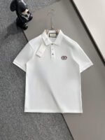 ⁦قميص بولو غوتشي الجديد بأكمام قصيرة وياقة كاملة⁩ - الصورة ⁦2⁩