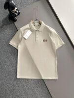 ⁦قميص بولو غوتشي الجديد بأكمام قصيرة وياقة كاملة⁩ - الصورة ⁦3⁩