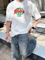 ⁦تيشيرت غوتشي الجديد بأكمام قصيرة وياقة مستديرة⁩ - الصورة ⁦6⁩