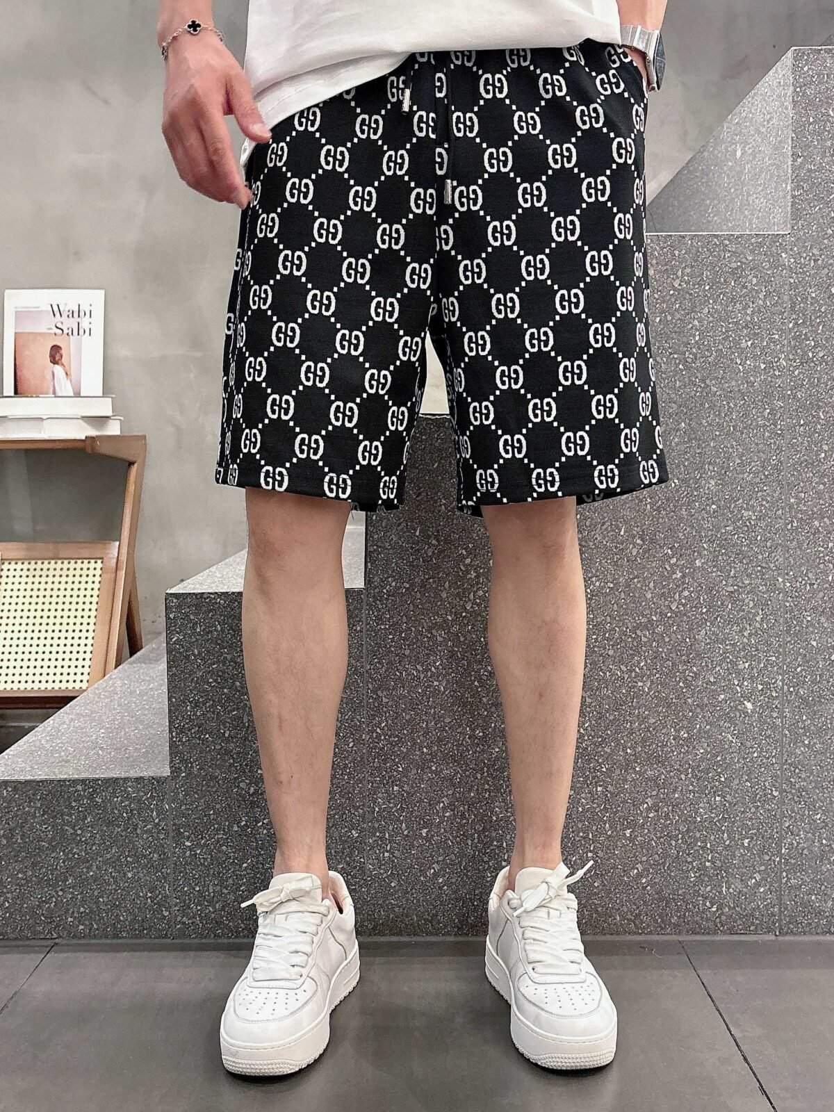 ⁦شورت غوتشي رجالي كاجوال جديد⁩ - الصورة ⁦1⁩