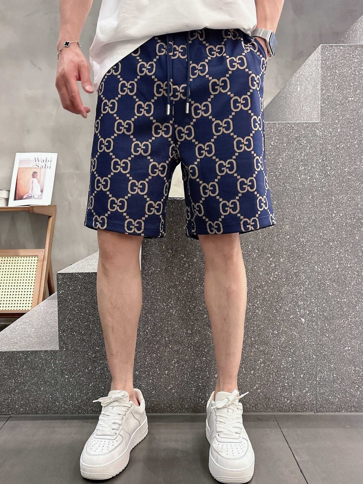 ⁦شورت غوتشي رجالي كاجوال جديد⁩ - الصورة ⁦1⁩
