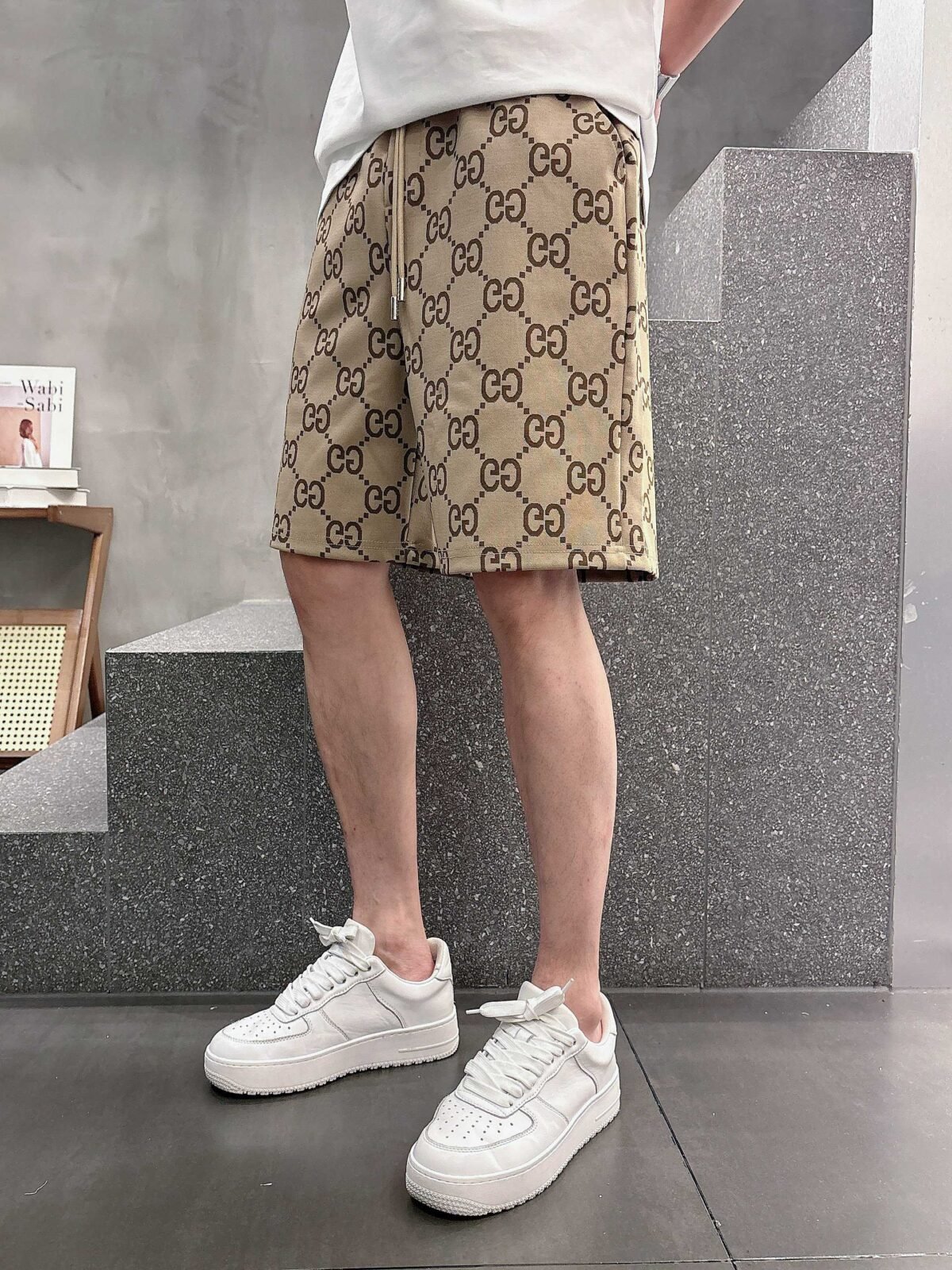 ⁦شورت غوتشي رجالي كاجوال جديد⁩ - الصورة ⁦3⁩