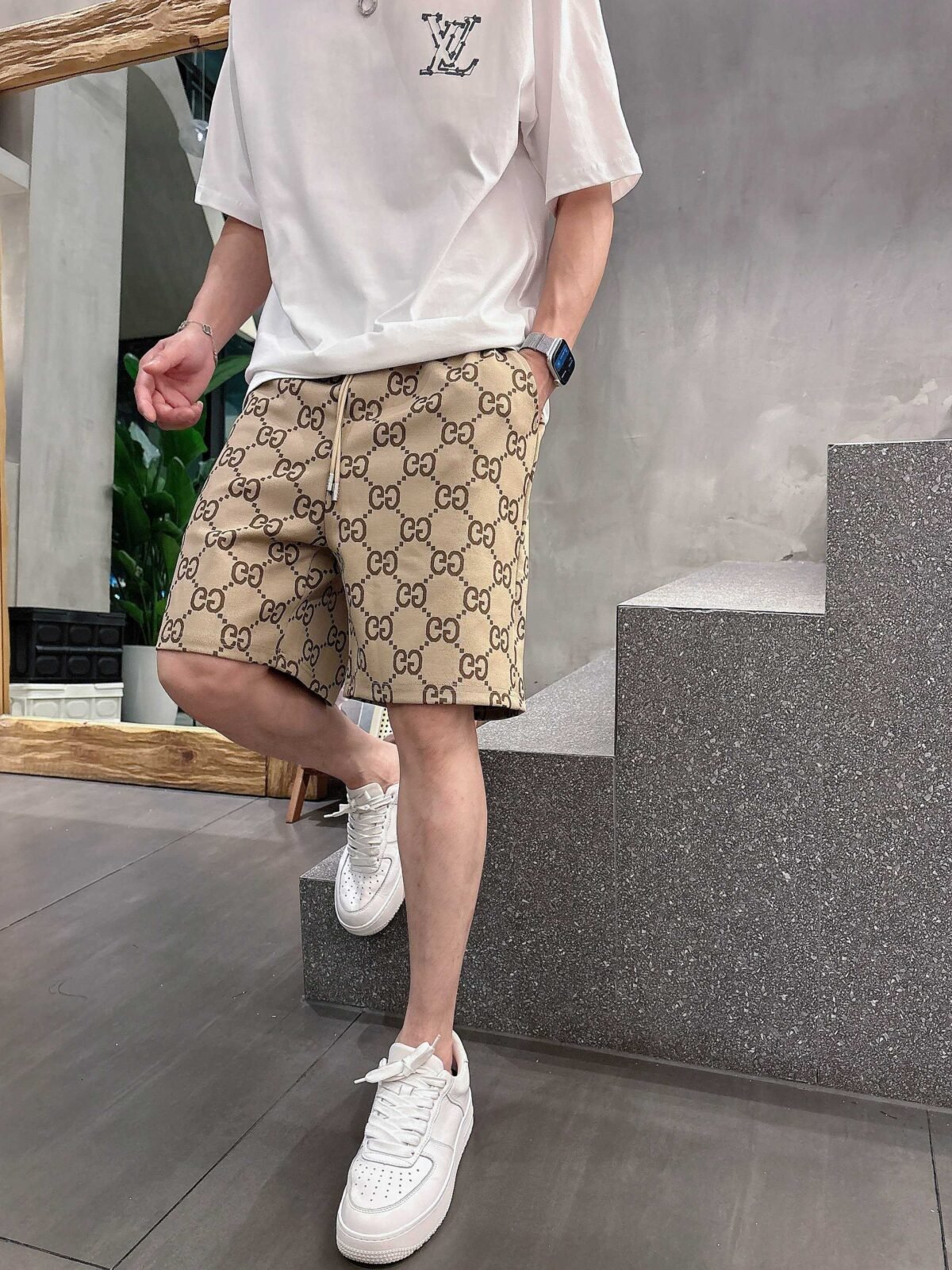 ⁦شورت غوتشي رجالي كاجوال جديد⁩ - الصورة ⁦2⁩