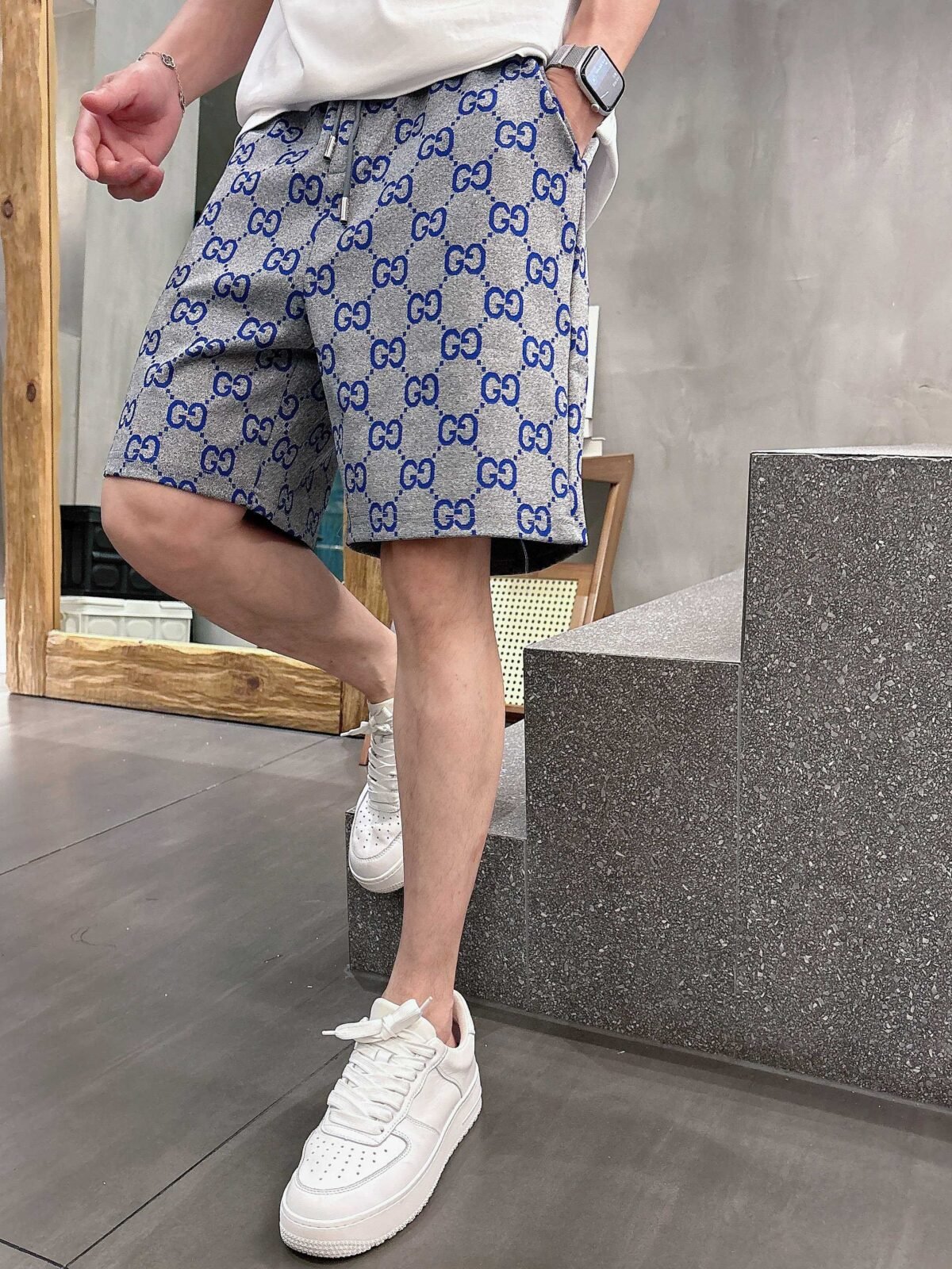 ⁦شورت غوتشي رجالي كاجوال جديد⁩ - الصورة ⁦2⁩