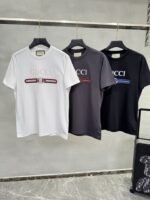 تيشيرت غوتشي الصيفي الجديد! تصميم كلاسيكي وبسيط.