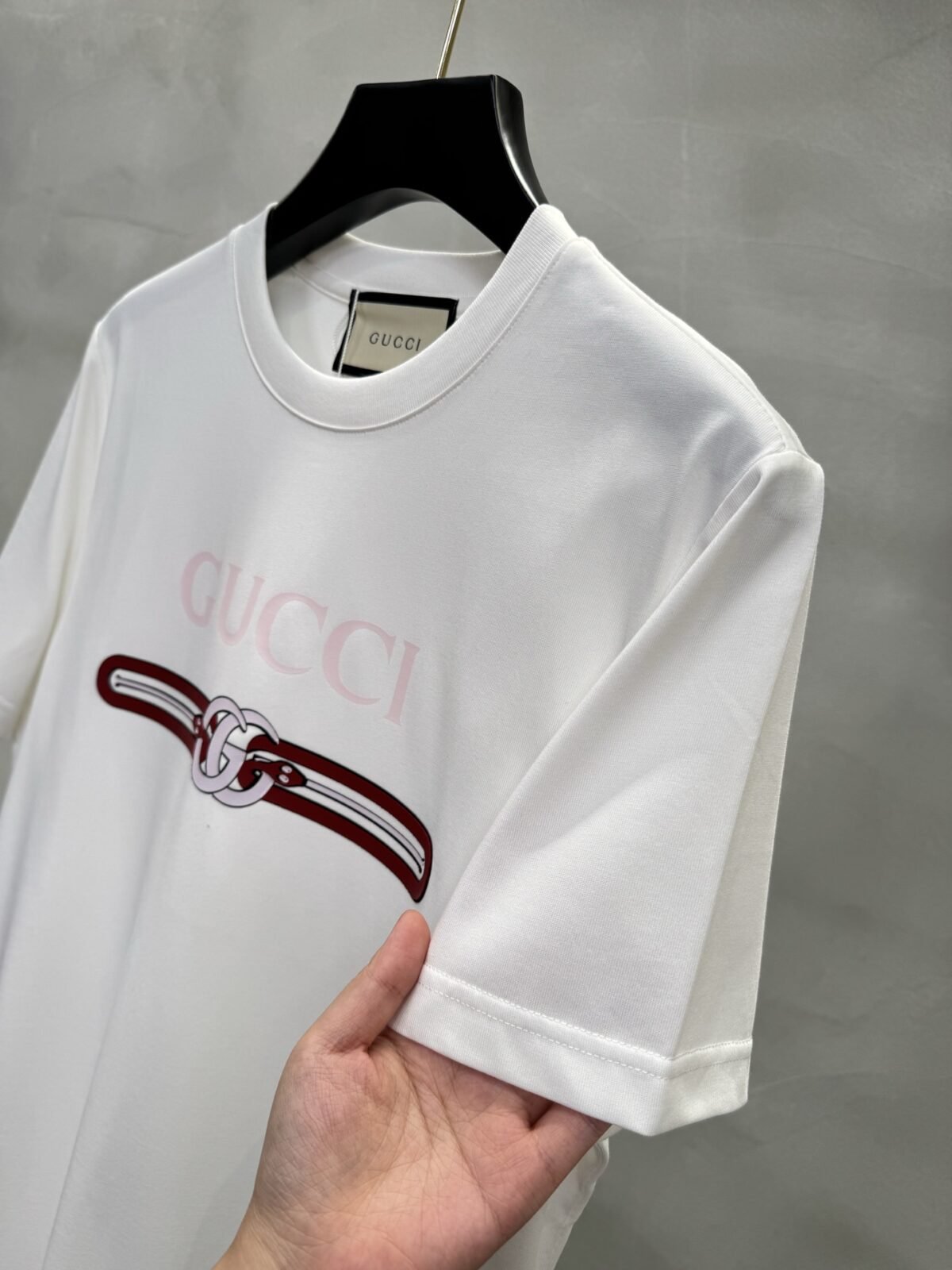 ⁦تيشيرت غوتشي الصيفي الجديد! تصميم كلاسيكي وبسيط.⁩ - الصورة ⁦6⁩