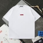 تيشيرت لويس فويتون الجديد، كاجوال، بأكمام قصيرة، مطرز بشعار صغير