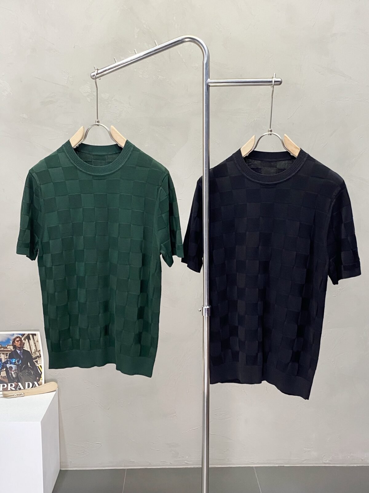 ⁦تيشيرت لويس فويتون محبوك بأكمام قصيرة⁩ - الصورة ⁦1⁩