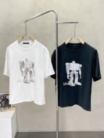 قميص لويس فويتون رجالي جديد كاجوال بأكمام قصيرة