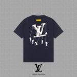 ⁦تيشيرت لويس فويتون الجديد بأكمام قصيرة⁩ - الصورة ⁦3⁩