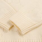 ⁦سترة غوتشي بياقة دائرية مزدوجة وخطوط مجوفة⁩ - الصورة ⁦8⁩