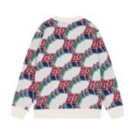 ⁦سترة غوتشي مزدوجة G مخططة بياقة دائرية⁩ - الصورة ⁦2⁩