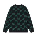 ⁦سترة غوتشي جاكار بياقة دائرية وشعار G المزدوج⁩ - الصورة ⁦2⁩