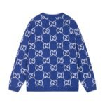 ⁦سترة غوتشي جاكار بياقة دائرية وشعار G المزدوج⁩ - الصورة ⁦2⁩