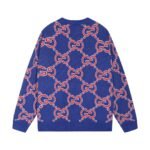 ⁦سترة غوتشي جاكار بطبعة تنين وياقة دائرية⁩ - الصورة ⁦2⁩