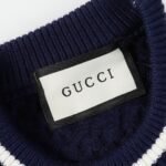 ⁦سترة غوتشي جاكار بياقة دائرية وشعار G المزدوج⁩ - الصورة ⁦4⁩