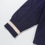 ⁦سترة غوتشي جاكار بياقة دائرية وشعار G المزدوج⁩ - الصورة ⁦6⁩