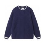 سترة غوتشي جاكار بياقة دائرية وشعار G المزدوج