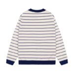 ⁦سترة غوتشي الكلاسيكية المخططة، بياقة دائرية، من الجاكار⁩ - الصورة ⁦2⁩