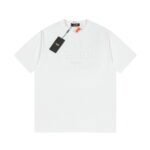 ⁦تيشيرت فندي الجديد، ربيع وصيف، كاجوال بأكمام قصيرة، مطرز.⁩ - الصورة ⁦3⁩