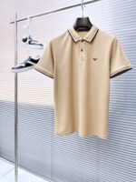 ⁦تيشيرت بولو رجالي جديد من أرماني بأكمام قصيرة وياقة دائرية⁩ - الصورة ⁦2⁩