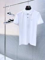 ⁦تيشيرت بولو رجالي جديد من أرماني بأكمام قصيرة وياقة دائرية⁩ - الصورة ⁦2⁩