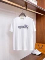 تيشيرت بربري قطني بأكمام قصيرة