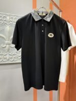 ⁦تيشيرت بولو رجالي جديد بأكمام قصيرة وياقة دائرية من بربري.⁩ - الصورة ⁦2⁩