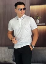 ⁦تيشيرت بربري بأكمام قصيرة، أحدث صيحات الموضة، بتصميم ياقة مدورة⁩ - الصورة ⁦5⁩