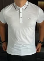 ⁦تيشيرت بربري بأكمام قصيرة، أحدث صيحات الموضة، بتصميم ياقة مدورة⁩ - الصورة ⁦2⁩