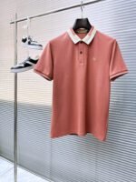 ⁦تيشيرت بولو رجالي صيفي جديد من بربري بتصميم ياقة دائرية⁩ - الصورة ⁦2⁩