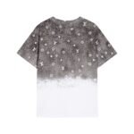 ⁦تيشيرت لويس فويتون Lv مطبوع عليه شعار حرف، برقبة دائرية وأكمام قصيرة.⁩ - الصورة ⁦2⁩