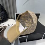 ⁦قبعة بيسبول GUCCI ربيع وصيف أصلية من قماش الجاكار بشعار GG بالكامل⁩ - الصورة ⁦6⁩