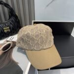 ⁦قبعة بيسبول GUCCI ربيع وصيف أصلية من قماش الجاكار بشعار GG بالكامل⁩ - الصورة ⁦5⁩