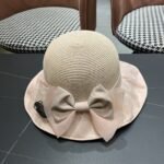 ⁦قبعة برادا الشمسية الجديدة بحافة كبيرة⁩ - الصورة ⁦9⁩