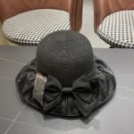 ⁦قبعة برادا الشمسية الجديدة بحافة كبيرة⁩ - الصورة ⁦7⁩