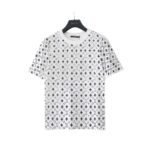 تيشيرت لويس فويتون بطبعة زهور كاملة وأكمام قصيرة