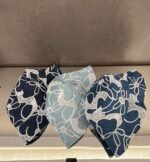 قبعة دلو جديدة من شانيل، مصنوعة من قماش الدنيم الأزرق، بتصميم ريترو