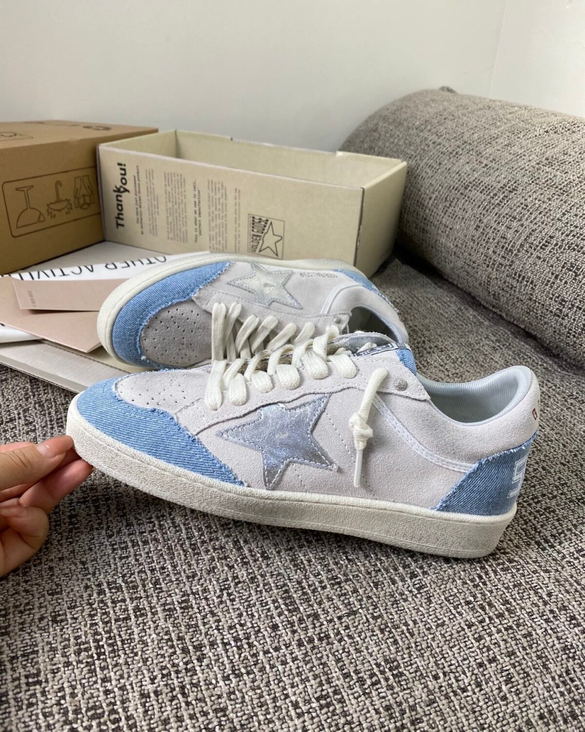 ⁦حذاء Golden Goose Ball Star⁩ - الصورة ⁦2⁩