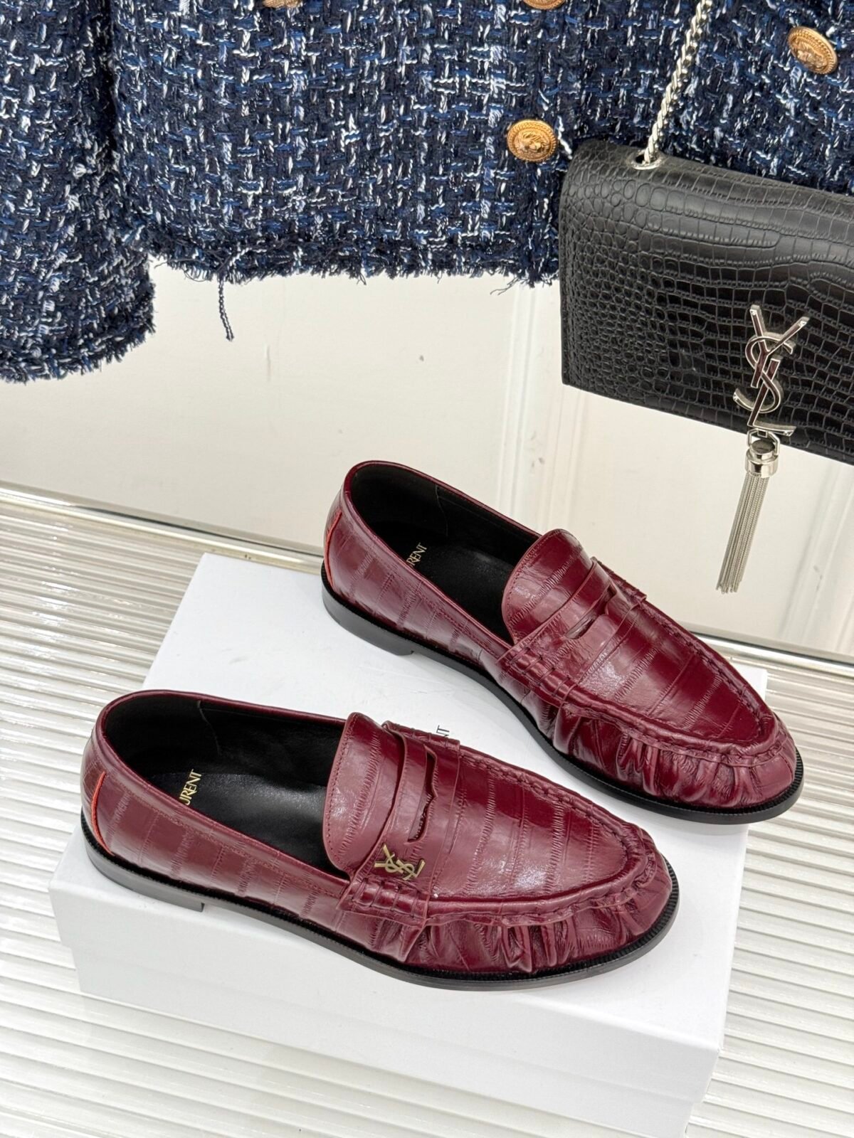 ⁦حذاء لوفر (Loafers) من Saint Laurent⁩ - الصورة ⁦3⁩