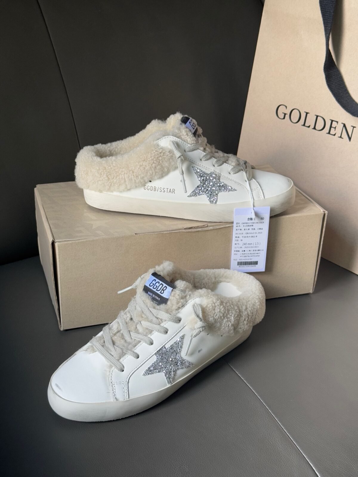 ⁦حذاء Golden Goose Superstar Sabot⁩ - الصورة ⁦1⁩